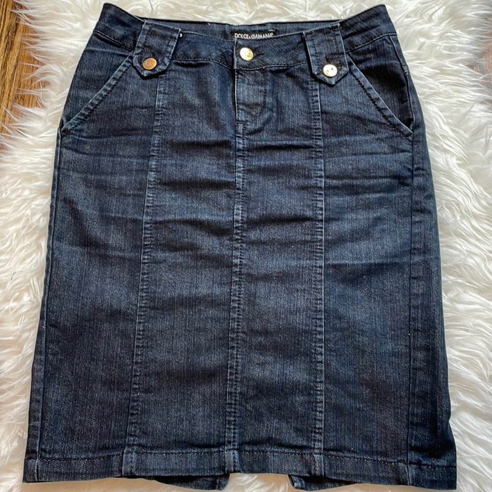 Dolce & Gabbana denim skirt